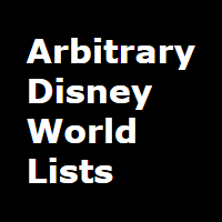 Arbitrary Disney World Lists