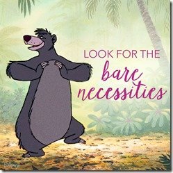 Look for the bare necessities | MouseMingle.com